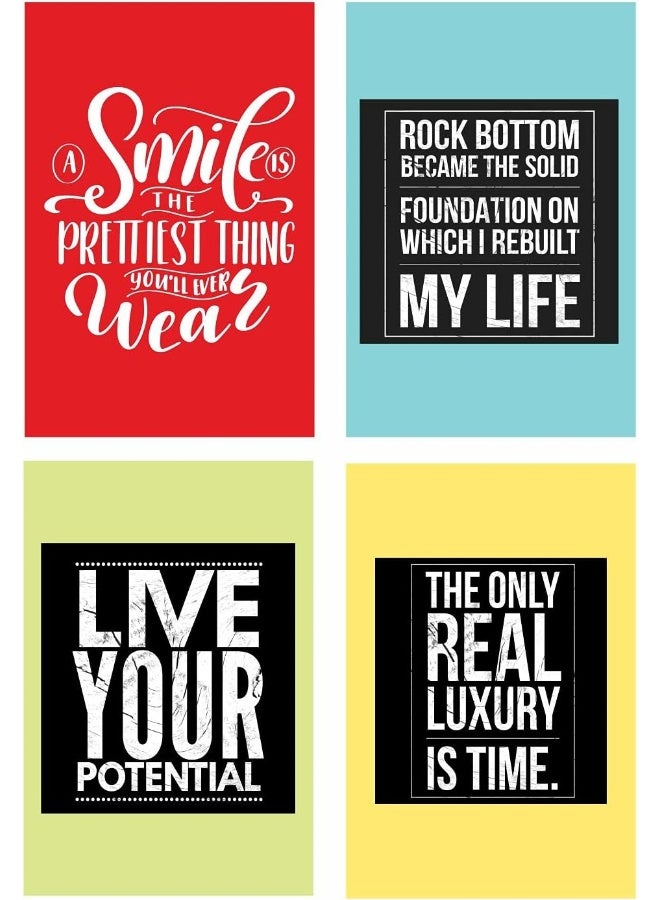 Paper Plane Design Inspirational Wall Abstract Poster (Pack of 10) - Image 2