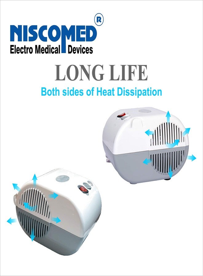 Niscomed Piston Compressor Handy Nebulizer With Thermometer/Nebulizer NB-121(DT) - Image 2