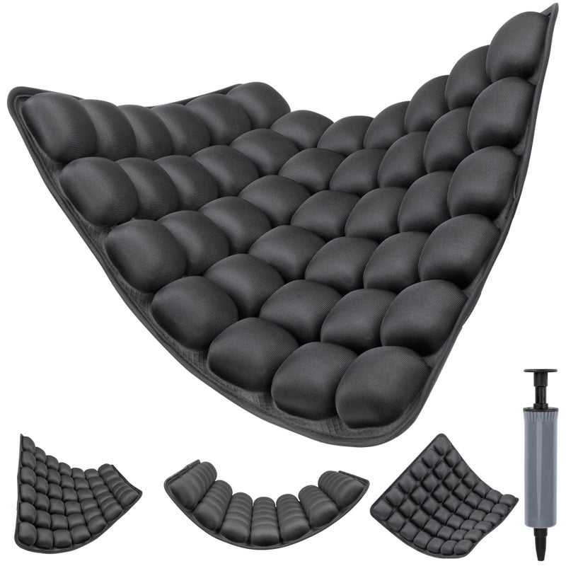 Lonicerkz 1Pcs Seat Cushion, Travel Cushion Airplane Seat - Inflatable Airplane Seat Cushion for Travel.Suitable for Long Distance Sedentary People to Use,Easy to Carry, 3D Inflatable Airbag is Ergonomic - Image 1