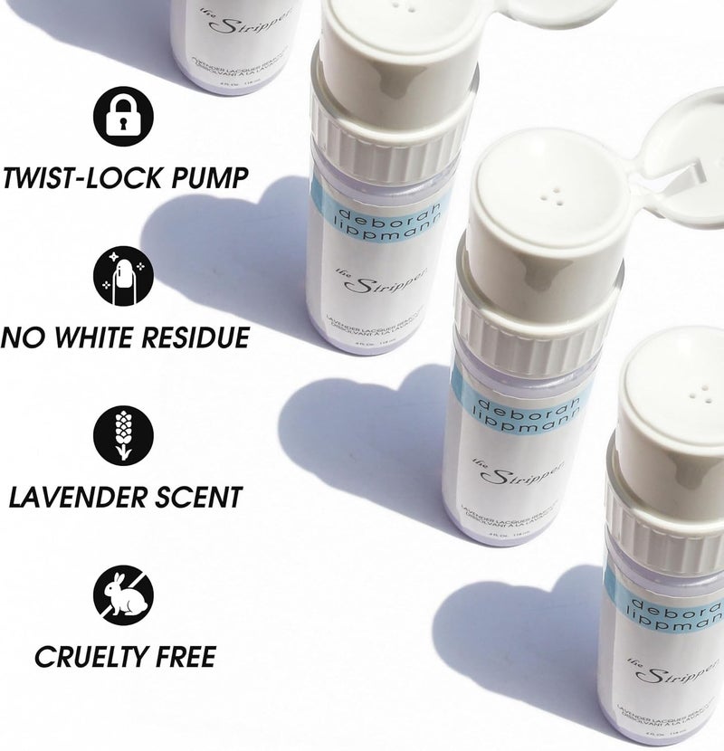 Deborah Lippmann The Stripper Lavender Nail Polish Remover - 4 Fl Oz - Image 5