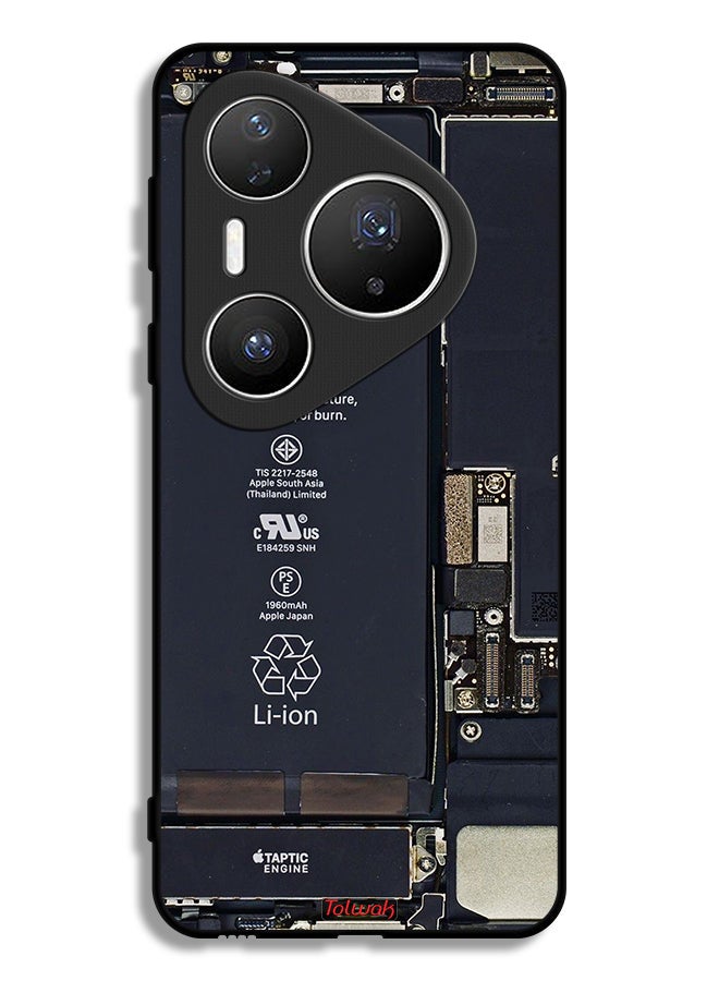 Tolwak Huawei Pura 80 Pro Protective Case Cover Phone Circuit Pattern - Image 1