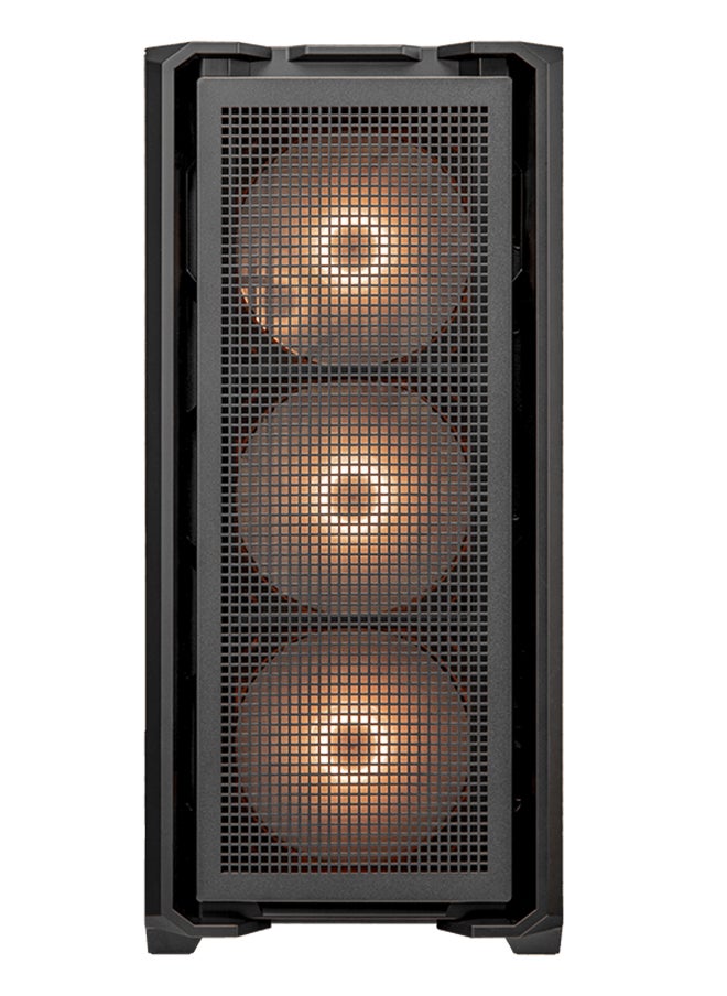 Cougar Cougar MX600 RGB ATX Full Tower PC Case, Up to 360MM Radiator & 400MM Graphics Card Support, 4*ARGB Pre-Installed Fans, PSU Shroud, USB-C Gen2*1, USB 3.0*2, Audio, RGB Button, Black | 3857C90.0001  - Image 4