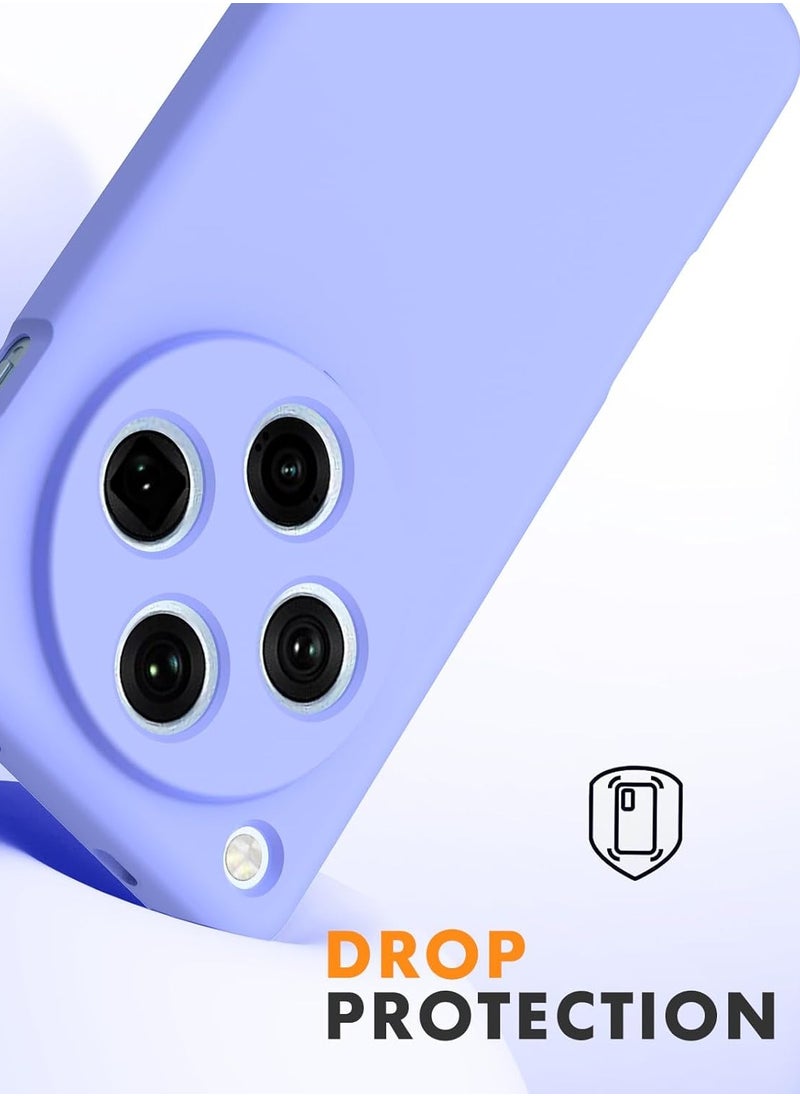 BORTONY - Oppo Find X8 Pro 5G Case Cover Soft Liquid Silicone With Microfiber Lining Case Shockproof Protective Phone Cover For OPPO Find X8 Pro 5G 6.7-inch - Image 1