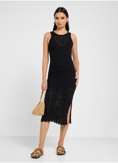 VERO MODA Crew Neck Calf Dress  - Image 1