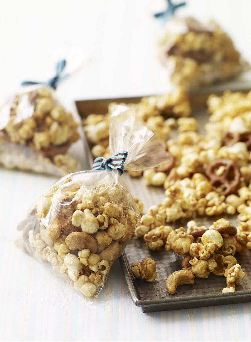 Cello Cellophane Treat Bags, Clear Cellophane Bags 200 Pcs OPP Plastic Treat Bags with 200 Twist Ties for Gift Wrapping,Packaging Candies,Dessert,Bakery, Cookies, Chocolate,Party Favor 4x6 Inches/10x15.5 Cm - Image 5