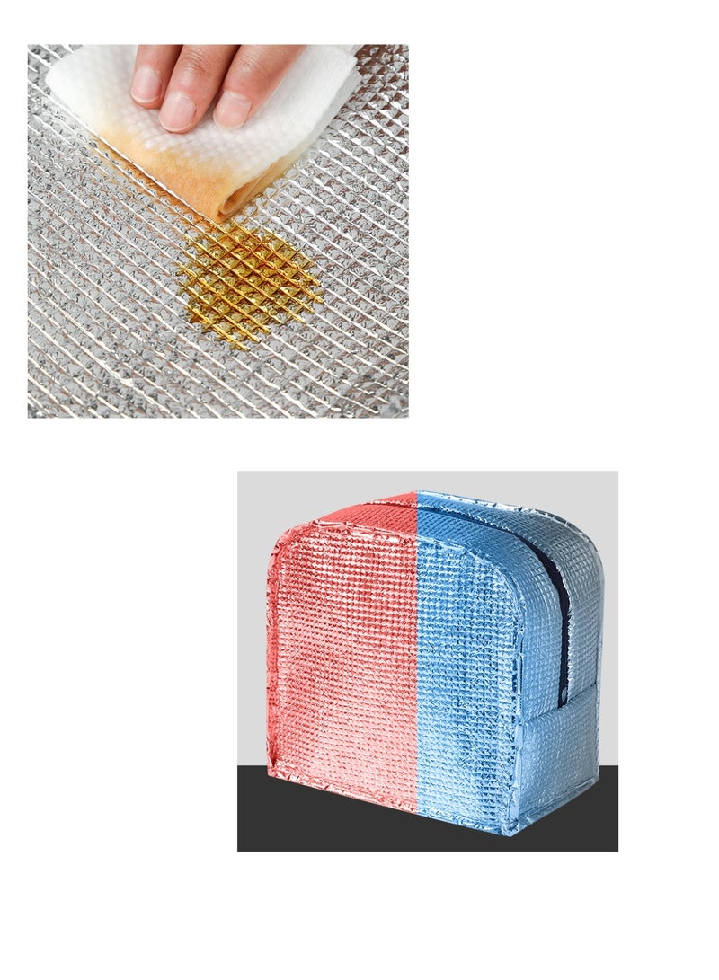 Lunch Bag Portable Insulation Bag Lunch Tote Bags Snack Bento Cooler Bag for Work Travel Picnic  - Image 3