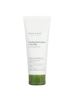 MARY & MAY Mary & May, Houttuynia Cordata + Tea Tree, Cleansing Foam, 5.07 fl oz (150 ml)  - Image 1