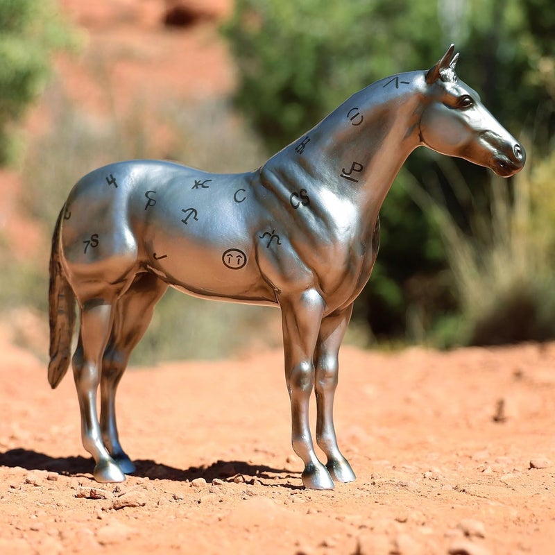 Breyer تمثال حصان بريير التقليدي سلسلة AQHA الذكرى السنوية 85 أفضل ريمودا نموذج حصان 115 ل × 85 ع نموذج BTR10343 - Image 3