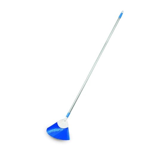 Kleeno Cello Kleeno Cobweb Brush with Telescopic Rod | Extendable Broom featuring Long Stainless Steel Handle for Fan, Ceiling, and Roof Cleaning | Soft Bristles for Gentle yet Effective Dusting |Blue - Image 1