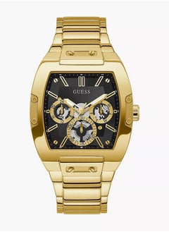Guess Phoenix Men's Gold multifunction Stainless Steel Strap Watch - GW0456G1 44mm