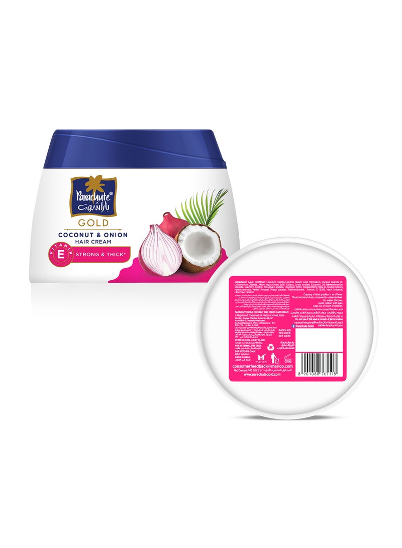 Parachute Gold Cream Coconut And Onion Twin Pack - Image 2