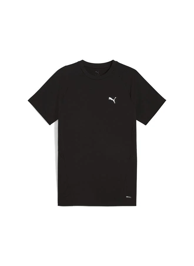 Puma PUMA Black EVOSTRIPE Tee Men for Men | Best Price UAE