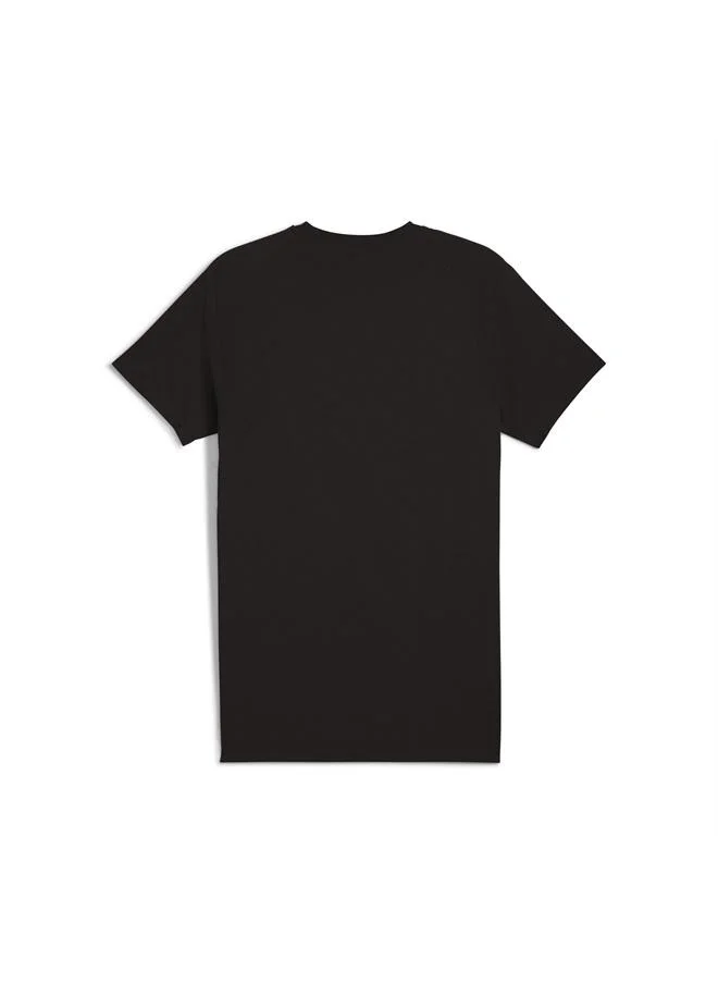 Puma PUMA Black EVOSTRIPE Tee Men for Men | Best Price UAE