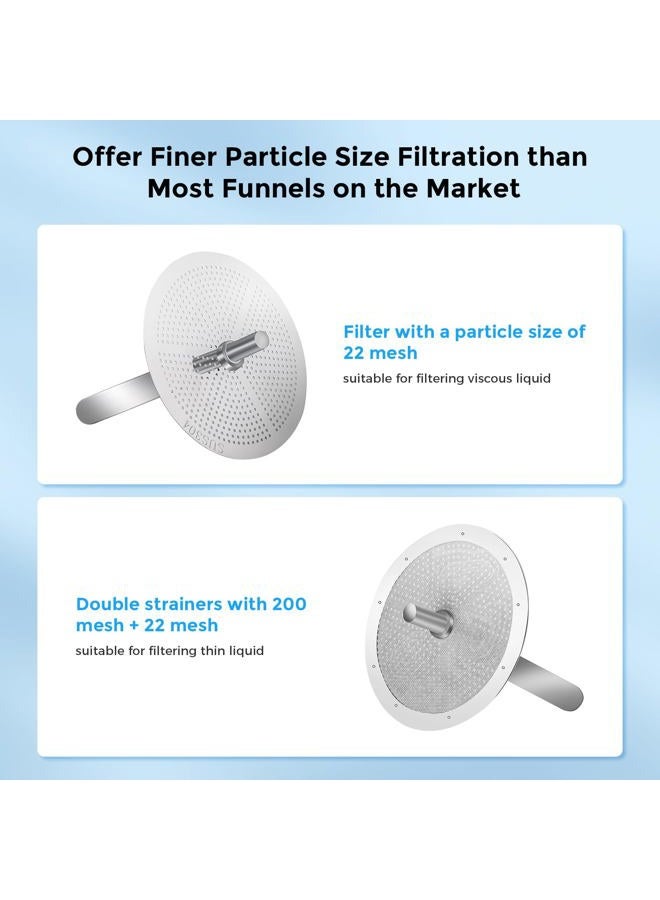 Sovol 3D Stainless Steel Funnel, Resin Filter Cup For Sla/Dlp/Lcd Printer Uv Resin, Double-Strainer Printing Liquid - Image 2