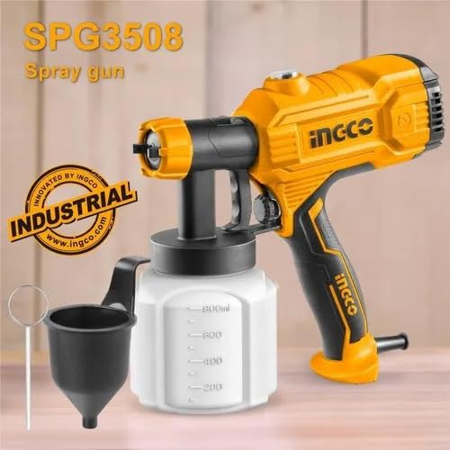 INGCO SPG3508 SPG35028 HVLP Sprayer (Orange Black) - Image 2