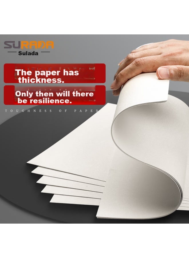 Surada White Cardstock, 20 Sheets A4, Thick White Cardboard, Diy Craft Paper, Drawing Paper, Art Paper, Children's Kindergarten Paper Cutting, 230g White Cardboard Diy225, Sketching, Marker Drawing - Image 5