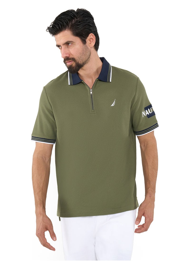 NAUTICA Essential Regular Fit Cotton Blend Logo Polo Shirt  - Image 5