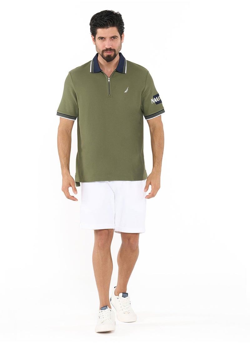 NAUTICA Essential Regular Fit Cotton Blend Logo Polo Shirt  - Image 4