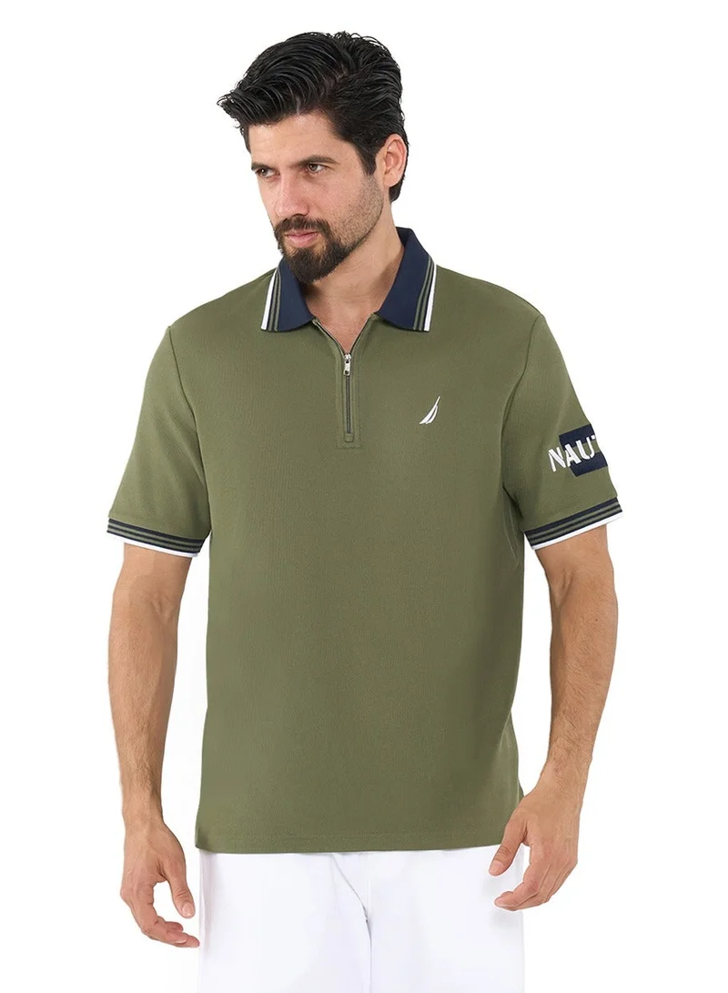 Essential Regular Fit Cotton Blend Logo Polo Shirt