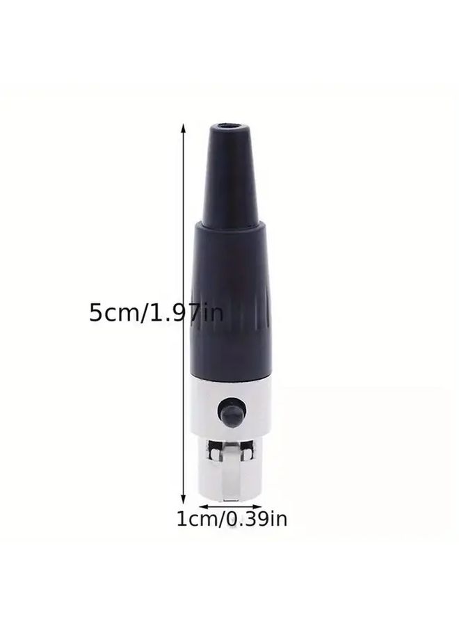 ميني TA3F XLR أنثى موصل ميكروفون 3 دبوس قابس محول هيكل النيكل 1 قطعة - Image 4