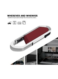 AROAQ USB Flash Drive, Portable Metal Thumb Drive with Keychain, USB 2.0 Flash Drive Memory Stick, Convenient and Fast Pen Thumb U Disk for External Data Storage, (1pc 16GB Blue)  - Image 3