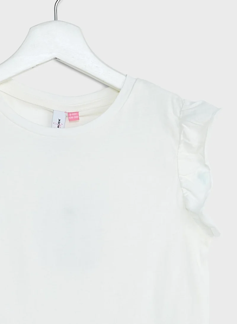 Vero Moda Girl Essential Round Neck Top