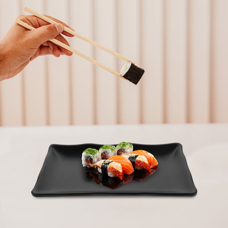 2Pcs Sushi Plate Sushi Tray Shaped Sushi Storage Plate for Home Restaurant - Image 4