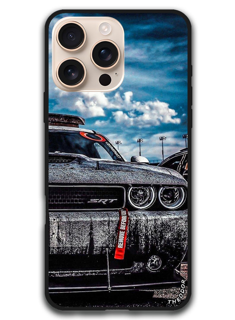 Theodor غطاء واقي مضاد للخدش ومقاوم للصدمات لجهاز iPhone 16 Pro Max (6.9)-بوصة سيارة (27) - Image 1