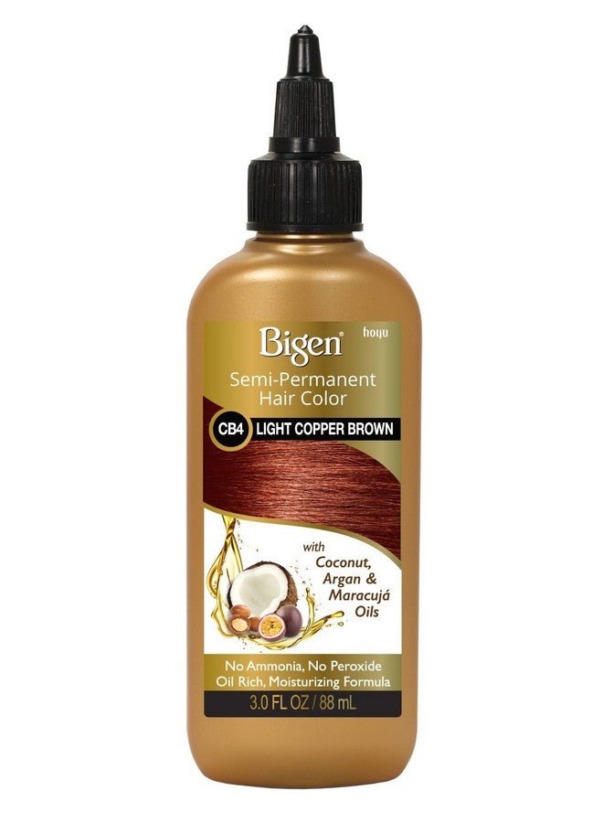 Bigen صبغة شعر شبه دائمة Cb4 بني نحاسي فاتح 3 أونصة (88 مل) (عبوة من قطعتين) - Image 3