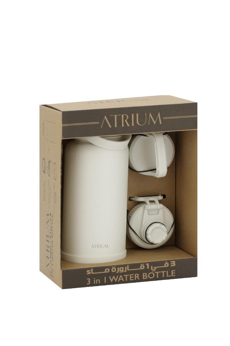 Atrium Tumbler Double Wall Vacuum with 3 Kinds of Caps Hot/Cold 650.00 ml - Image 3