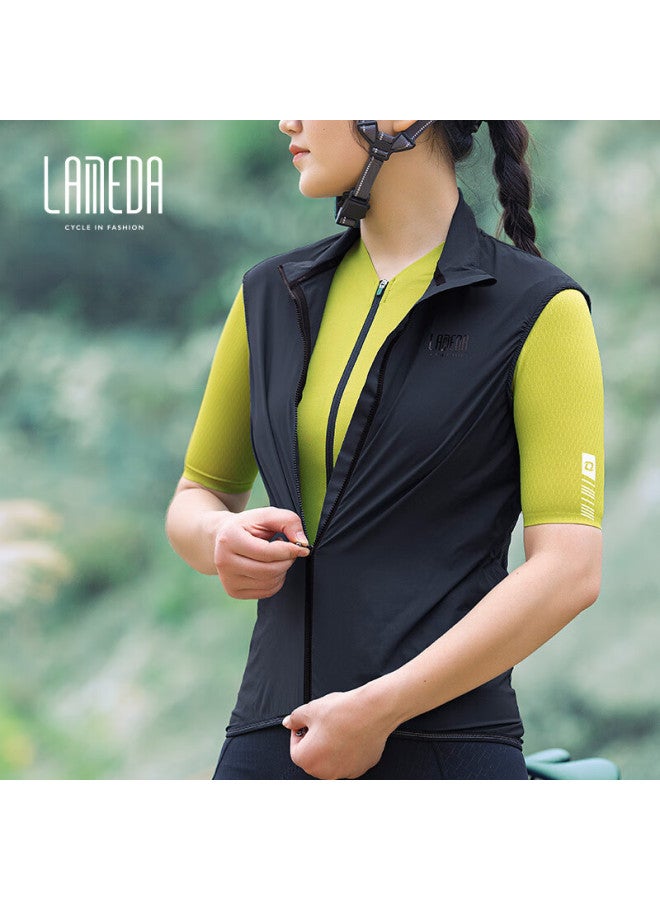 Lampada Lanpada Bicycle Road Bike Cycling Vest, Spring And Summer Quick-dry Cycling Jersey, Windproof Vest For Men And Women, Smog Blue, XL - Image 5