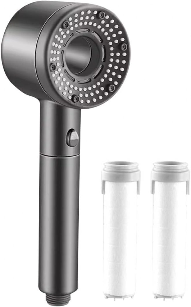 BRIMIX Filtered Hand Held Shower Head High Pressure Help Reduces Hair Loss Boost Skin Remove Chlorine Hard Water Filter Shower Head with Extra 2 Filters - Image 1