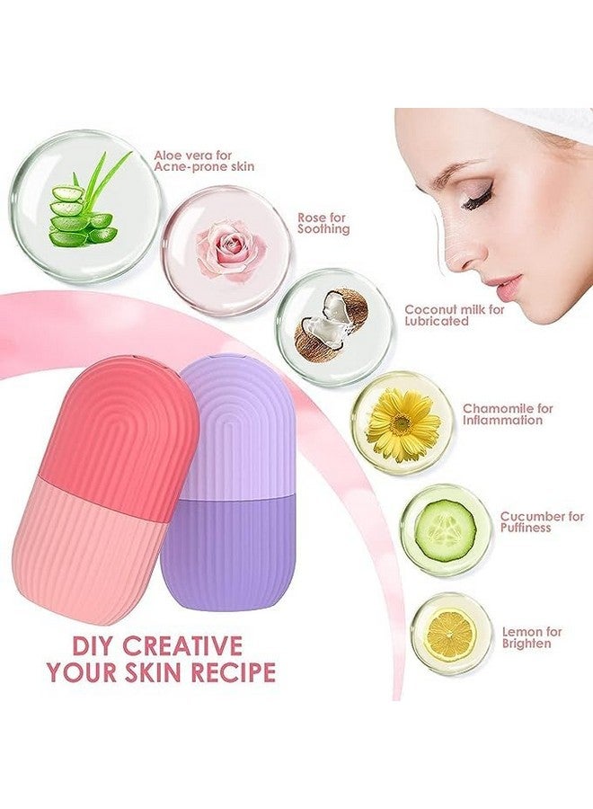 face ice massage Ice Roller For Face, Neck and Body | Face Ice Roller for Men & Women/For Puffy Eyes and Facial Skin Care, Ice Facial Cube (Random Color) - Image 2