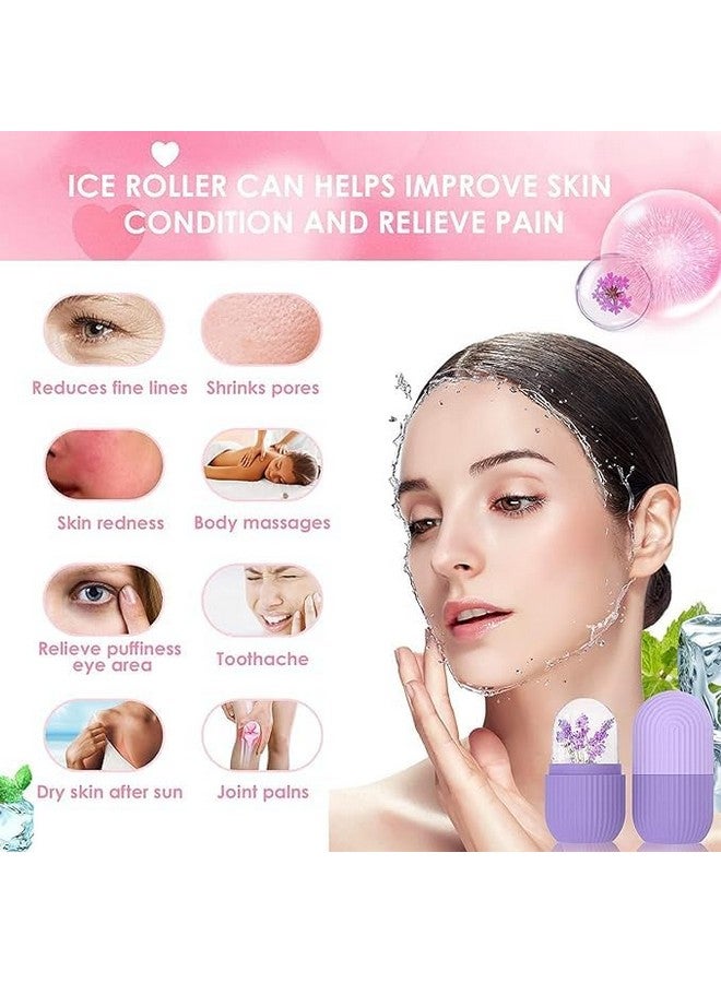 face ice massage Ice Roller For Face, Neck and Body | Face Ice Roller for Men & Women/For Puffy Eyes and Facial Skin Care, Ice Facial Cube (Random Color) - Image 4