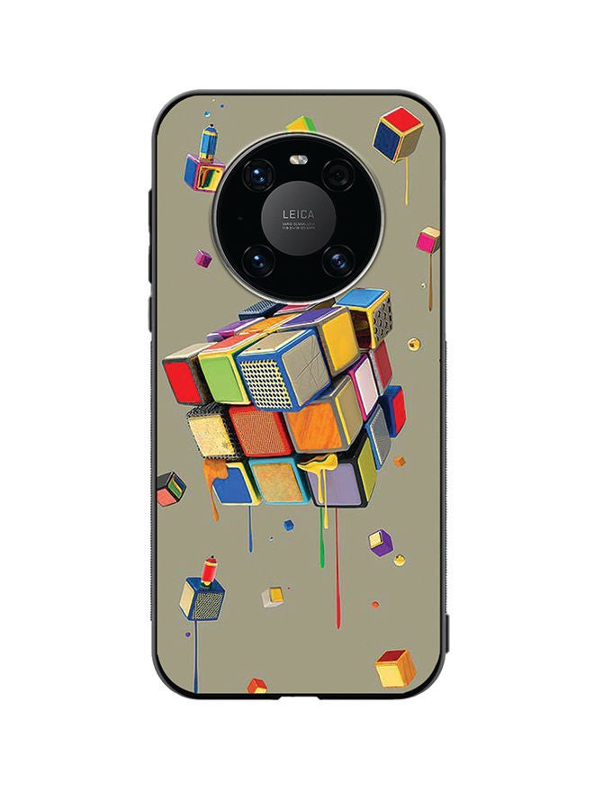 VR CREATIVE Protective Case Cover For Huawei Mate 40 Cubes Design Multicolour - Image 1