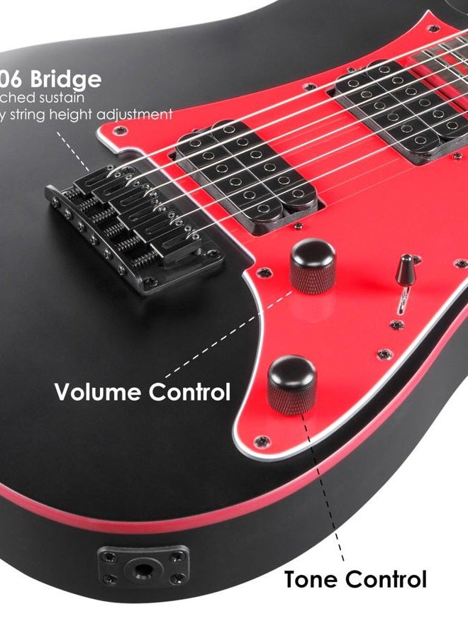 Ibanez غيتار كهربائي صلب 6 أوتار GRG، يمين، أسود غير لامع، كامل (GRG131DXBKF) - Image 4