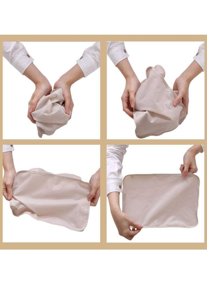 Generic Packing Cubes for Travel 6 Pcs Travel Cubes for Suitcase Lightweight Travel Essential Bag for Clothes Shoes Cosmetics Toiletries Organizers for Backpack on Short Trip Mesh Pouch Laundry Bag  - Image 5