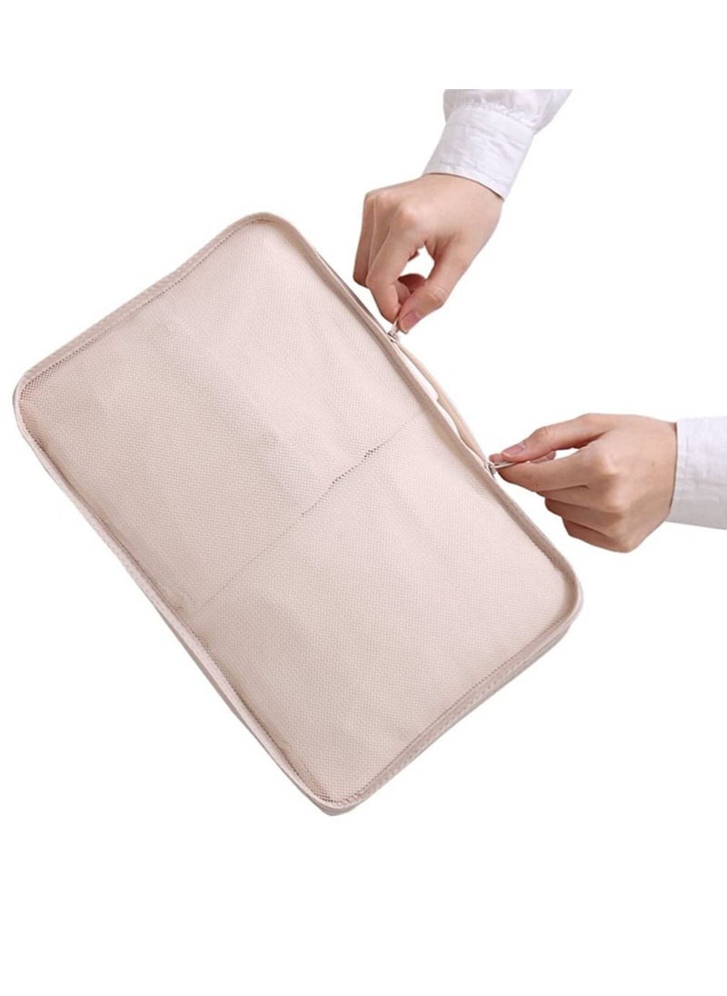 Generic Packing Cubes for Travel 6 Pcs Travel Cubes for Suitcase Lightweight Travel Essential Bag for Clothes Shoes Cosmetics Toiletries Organizers for Backpack on Short Trip Mesh Pouch Laundry Bag  - Image 3