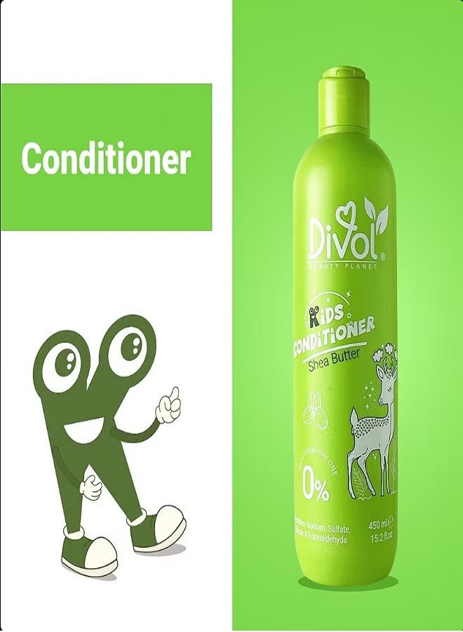Divol Kids Conditioner Shea Butter 450 Ml - Image 2