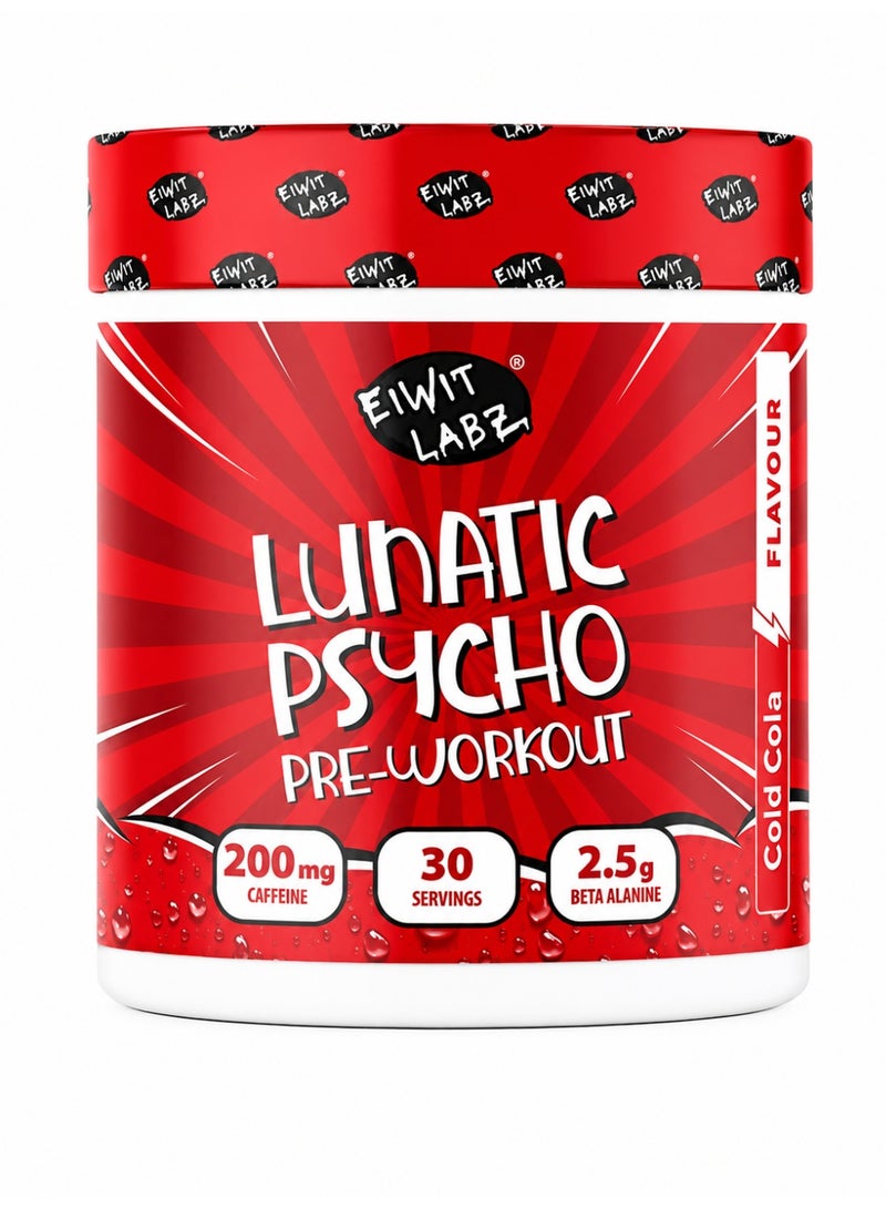 Eiwit Labz Lunatic Psycho Pre-workout 30 servings Cold cola