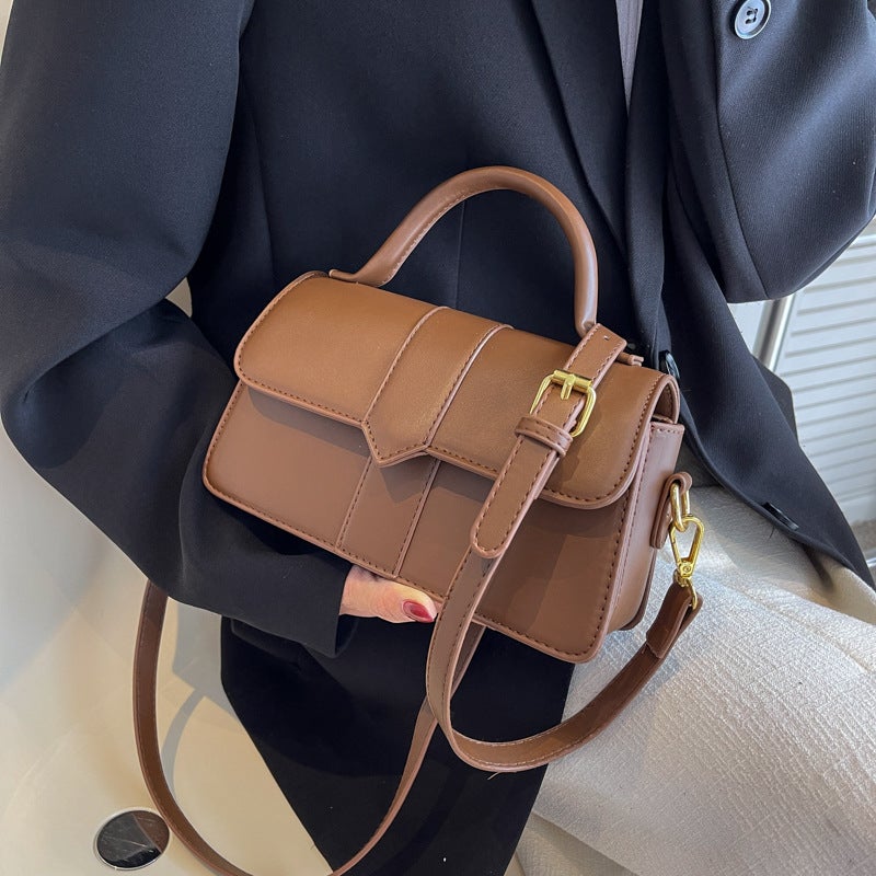 Niche Design Texture 2023 New Bags Fashion Women'S All-Match Class Commuter Crossbody Bag Portable Small Square Bag - Image 2