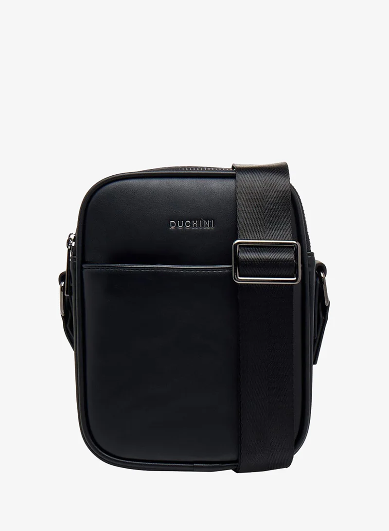 DUCHINI Men Adjustable Strap Crossbody Bag