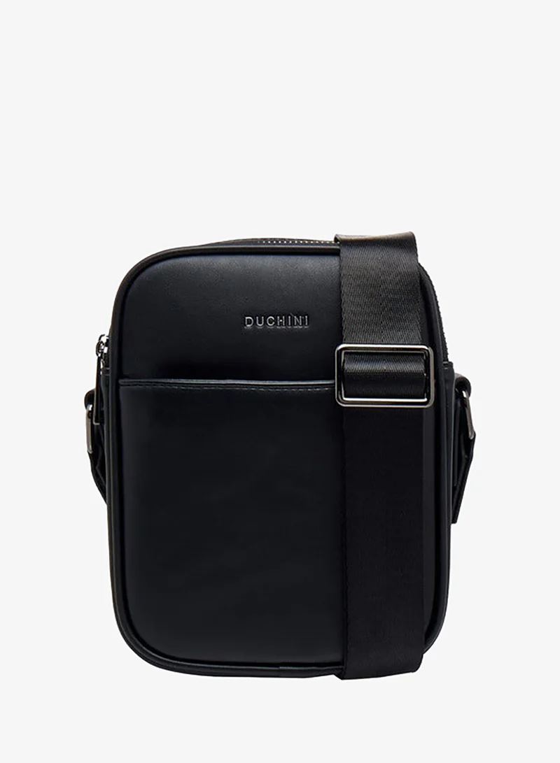 DUCHINI Men Adjustable Strap Crossbody Bag