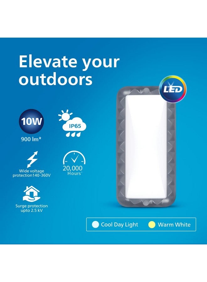 PHILIPS Decorative Wall Light/Wall Lamp | SHINE Outdoor Wall Light for Home Decoration | Colour : Crystal White, Pack of 2 - Image 2