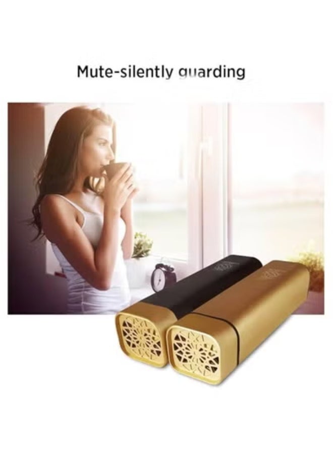 تايجر Rechargeable Electric Bakhoor Burner in Elegant Gold Finish – Portable USB-Powered Oud Incense Burner for Home, Office, Car & Travel | Safe Flameless Aromatherapy with Fast Heating | Ideal for Ramadan, Gifting & Daily Fragrance Use - Image 4