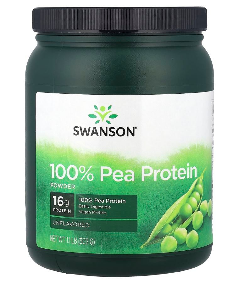 100% Pea Protein Powder Unflavored 1.1 lb (503 g)