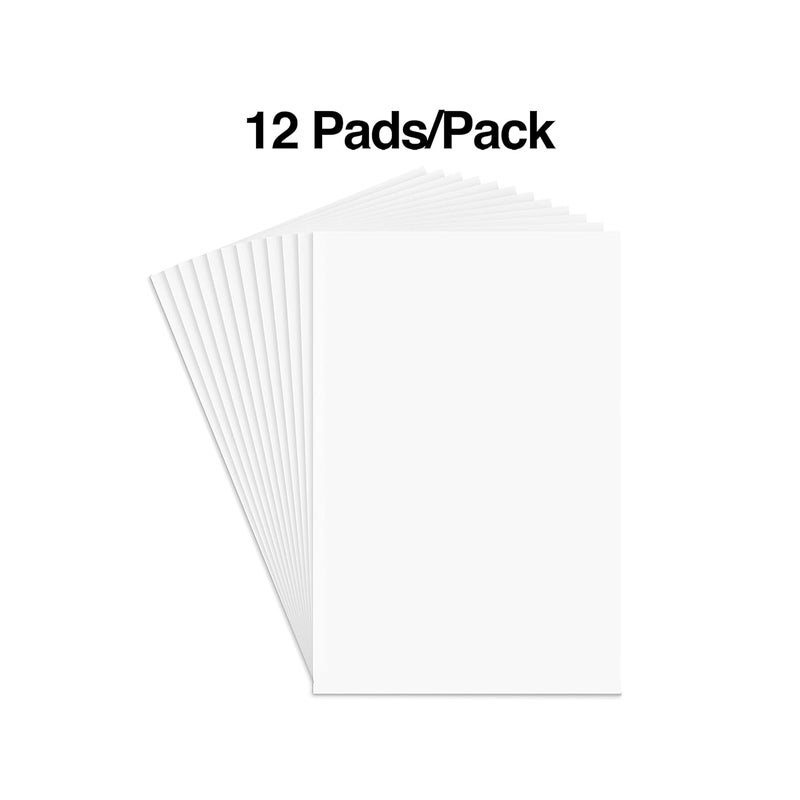 STAPLES Notepads 3inch x 5inch Unruled White 100 SheetsPad 36Carton ST57327VS - Image 1