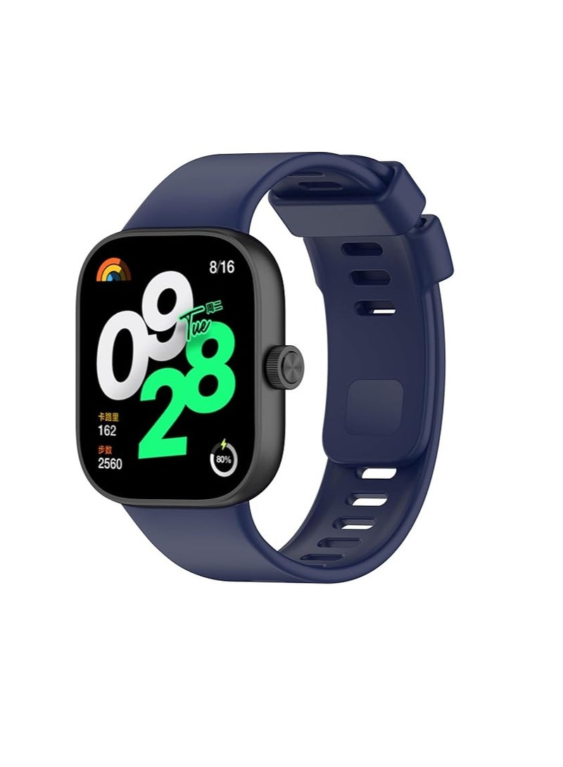 Watch Strap for Redmi Watch 4/Xiaomi Mi Band 8 Pro, Silicone Sport Replacement Bracelet Band for Redmi Watch 4/Xiaomi Smart Band 8 Pro