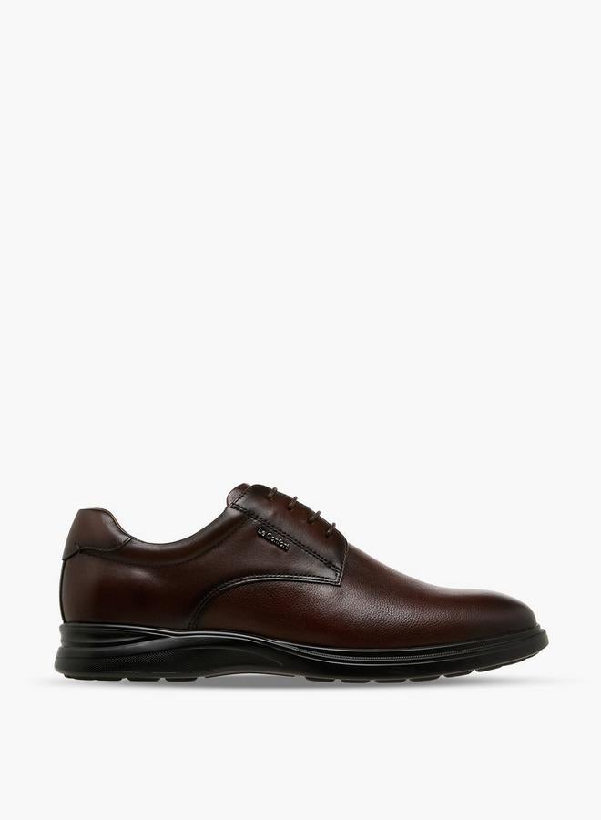 Le Confort Men Leather Lace-Up Derby Shoes - Image 3
