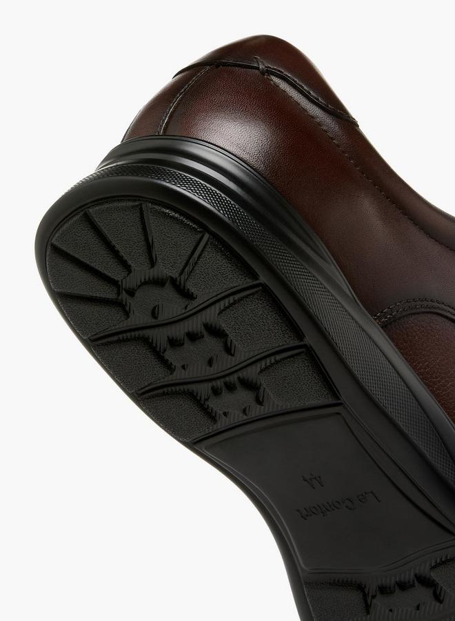 Le Confort Men Leather Lace-Up Derby Shoes - Image 5